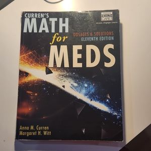 Textbook "Curren's Math for Meds" 11th ed